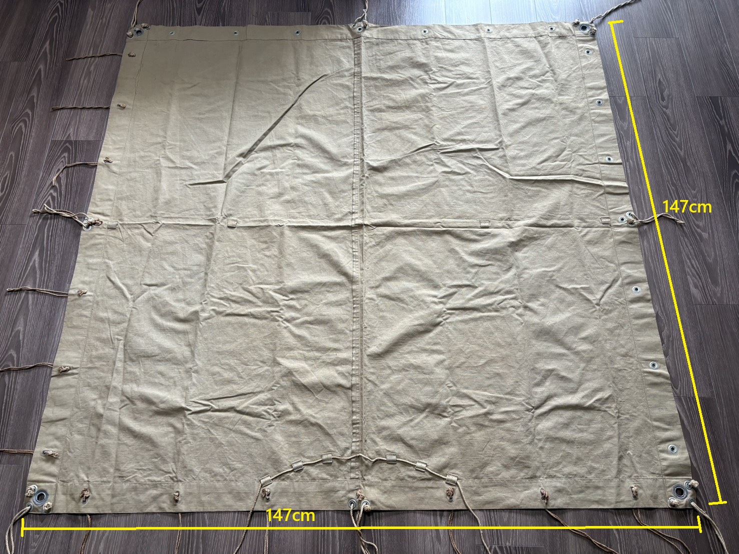 携帯天幕の畳み方