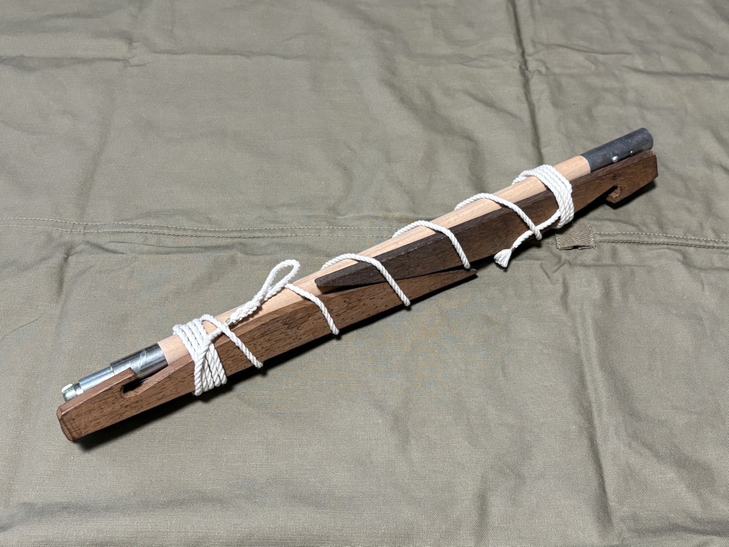 携帯天幕の畳み方